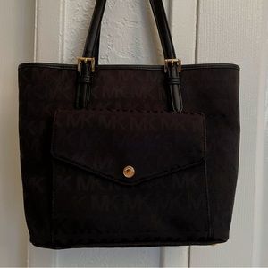 Michael Kors Black Monogram Shoulder Bag